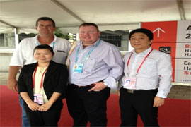 澳大利亞客戶留影